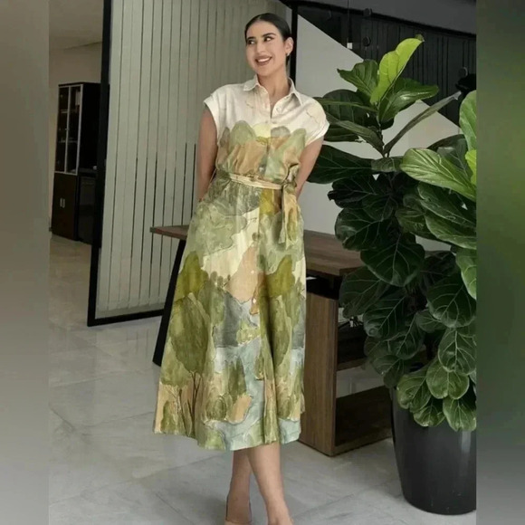 Zara Dresses & Skirts - 🔥🔥zara printed belted midi dress